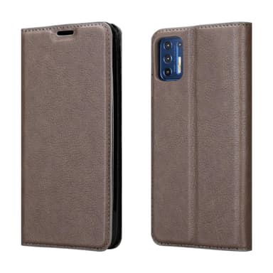 Motorola MOTO G9 PLUS lommebokdeksel case (brun)