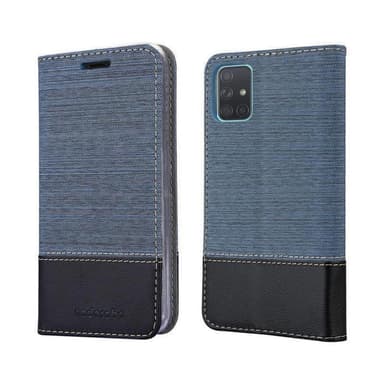 Samsung Galaxy A71 5G lommebokdeksel etui (blå)