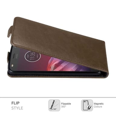Motorola MOTO Z2 deksel flip cover (brun)