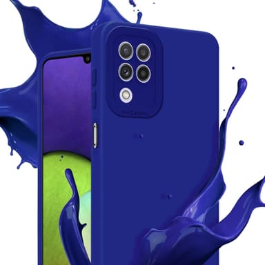 Samsung Galaxy A22 4G Deksel case (blå)
