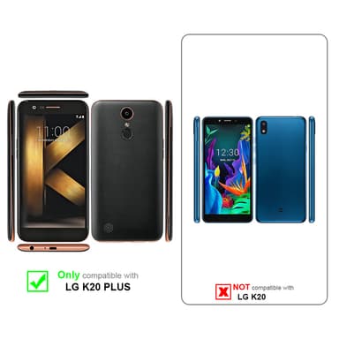 Deksel LG K20 PLUS Veske (Svart)