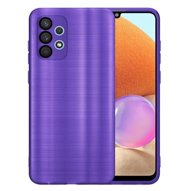 Samsung Galaxy A32 5G Silikondeksel Beskyttelse (lilla)