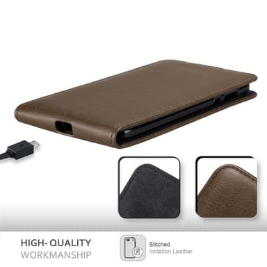 Motorola MOTO Z2 deksel flip cover (brun)