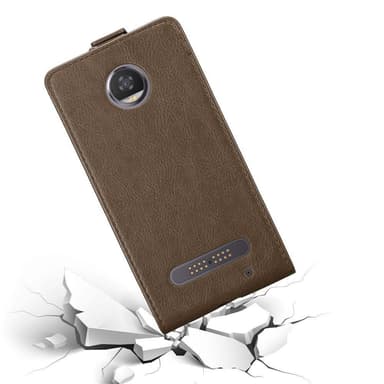 Motorola MOTO Z2 deksel flip cover (brun)