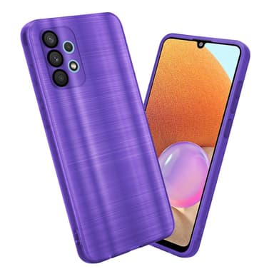 Samsung Galaxy A32 5G Silikondeksel Beskyttelse (lilla)