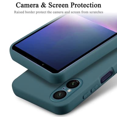 Sony Xperia 5 V silikondeksel case (grønn)