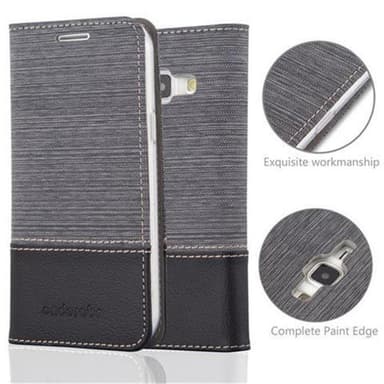 Samsung Galaxy J1 2015 lommebokdeksel etui (grå)
