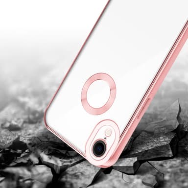 iPhone XR silikondeksel Krom case (gjennomsiktig)