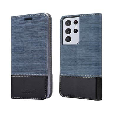 Samsung Galaxy S22 ULTRA lommebokdeksel etui (blå)
