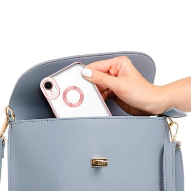 iPhone XR silikondeksel Krom case (gjennomsiktig)