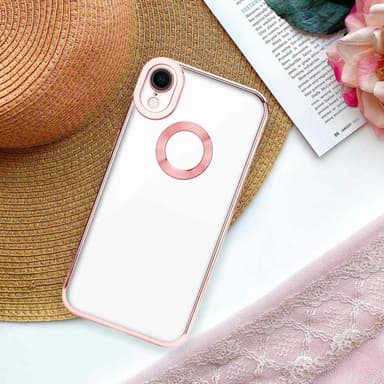 iPhone XR silikondeksel Krom case (gjennomsiktig)