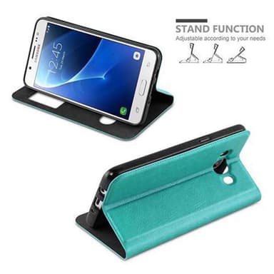 Samsung Galaxy J7 2016 lommebokdeksel cover (turkis)