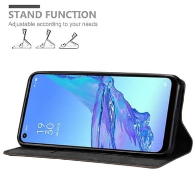 Oppo A53 lommebokdeksel case (brun)