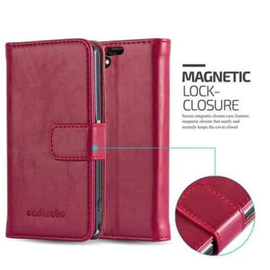 Sony Xperia Z1 COMPACT lommebokdeksel etui (rød)