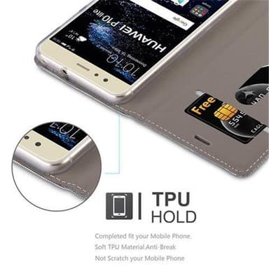 Huawei P10 LITE lommebokdeksel etui (grå)