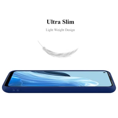 Deksel Oppo FIND X5 LITE / Reno7 5G Silikon cover (blå)