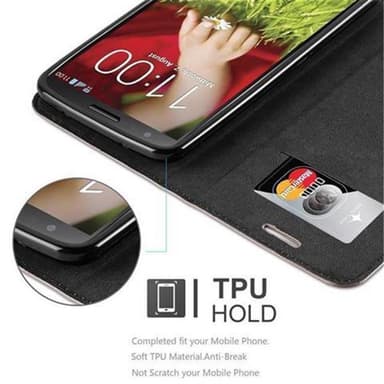 LG G2 lommebokdeksel case (brun)