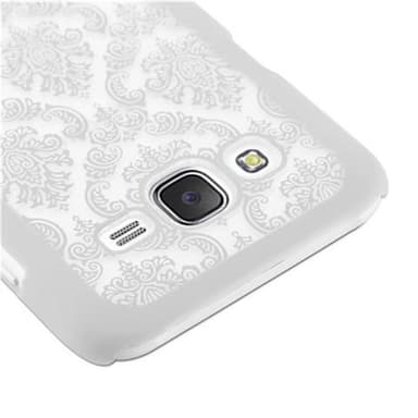 Samsung Galaxy J5 2015 Hardt Deksel Cover (hvit)