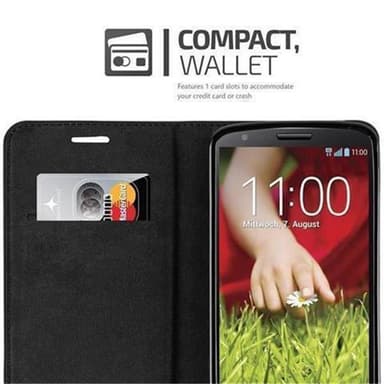 LG G2 lommebokdeksel case (brun)