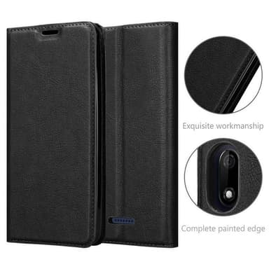 WIKO Y60 lommebokdeksel case (svart)