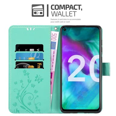 Honor 20 / 20S / Huawei NOVA 5T lommebokdeksel Blomster