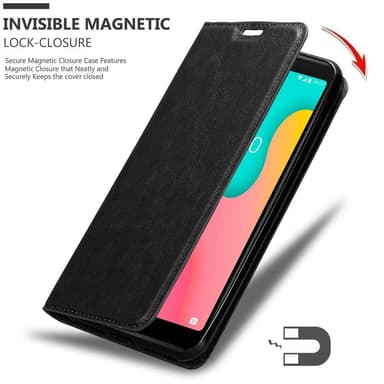 WIKO Y60 lommebokdeksel case (svart)