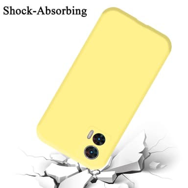 Motorola EDGE 30 NEO silikondeksel case (gul)