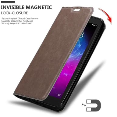 ZTE Blade A3 2019 lommebokdeksel case (brun)