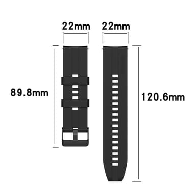 Klockarmband 22mm för Samsung Galaxy Gear S3/Gear 2