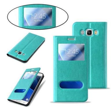 Samsung Galaxy J7 2016 lommebokdeksel cover (turkis)