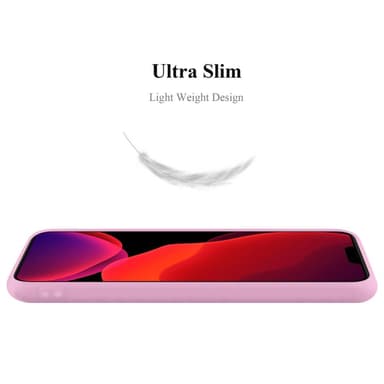 Deksel iPhone 12 PRO MAX Silikon cover (rosa)