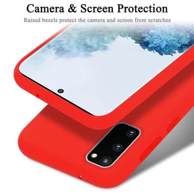 Samsung Galaxy S20 silikondeksel case (rød)