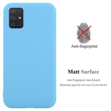 Deksel Samsung Galaxy A51 4G / M40s Silikon cover (blå)