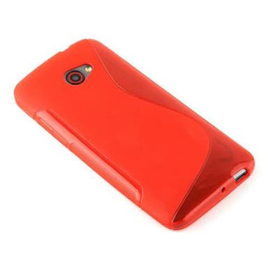 HTC BUTTERFLY S silikondeksel case (rød)