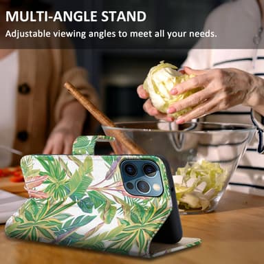 iPhone 13 PRO lommebokdeksel etui (grønn)