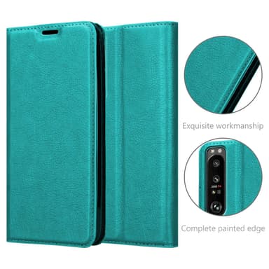 Sony Xperia 1 III lommebokdeksel case (turkis)