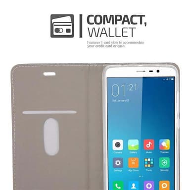 Xiaomi RedMi NOTE 4 lommebokdeksel etui (blå)