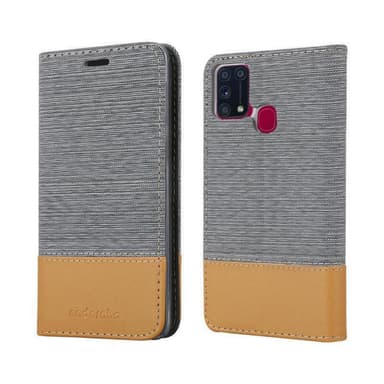 Samsung Galaxy M31 lommebokdeksel etui (grå)