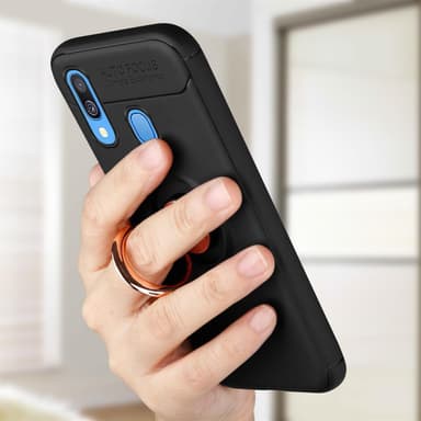 Samsung Galaxy A40 silikondeksel cover (svart)