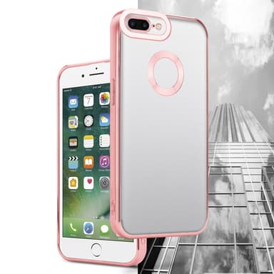 iPhone 7 PLUS / 7S PLUS / 8 PLUS silikondeksel Krom