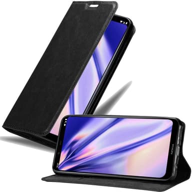 Nokia 8.1 lommebokdeksel case (svart)