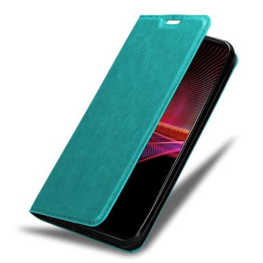 Sony Xperia 1 III lommebokdeksel case (turkis)