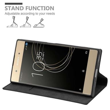 Sony Xperia XA1 PLUS lommebokdeksel case (svart)