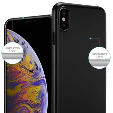 Deksel iPhone XS MAX Case Cover (svart)
