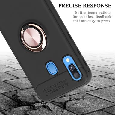 Samsung Galaxy A40 silikondeksel cover (svart)