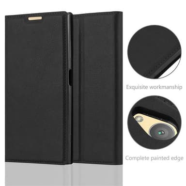 Sony Xperia XA1 PLUS lommebokdeksel case (svart)