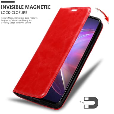 Vivo V21 4G / 5G lommebokdeksel case (rød)