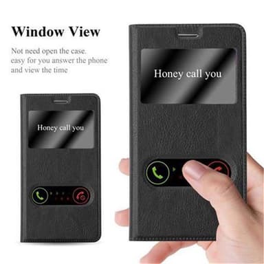 Samsung Galaxy NOTE 3 lommebokdeksel cover (svart)