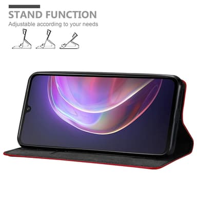 Vivo V21 4G / 5G lommebokdeksel case (rød)