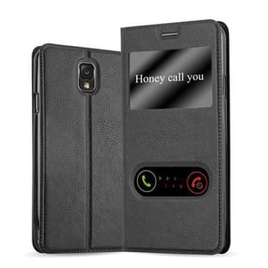 Samsung Galaxy NOTE 3 lommebokdeksel cover (svart)